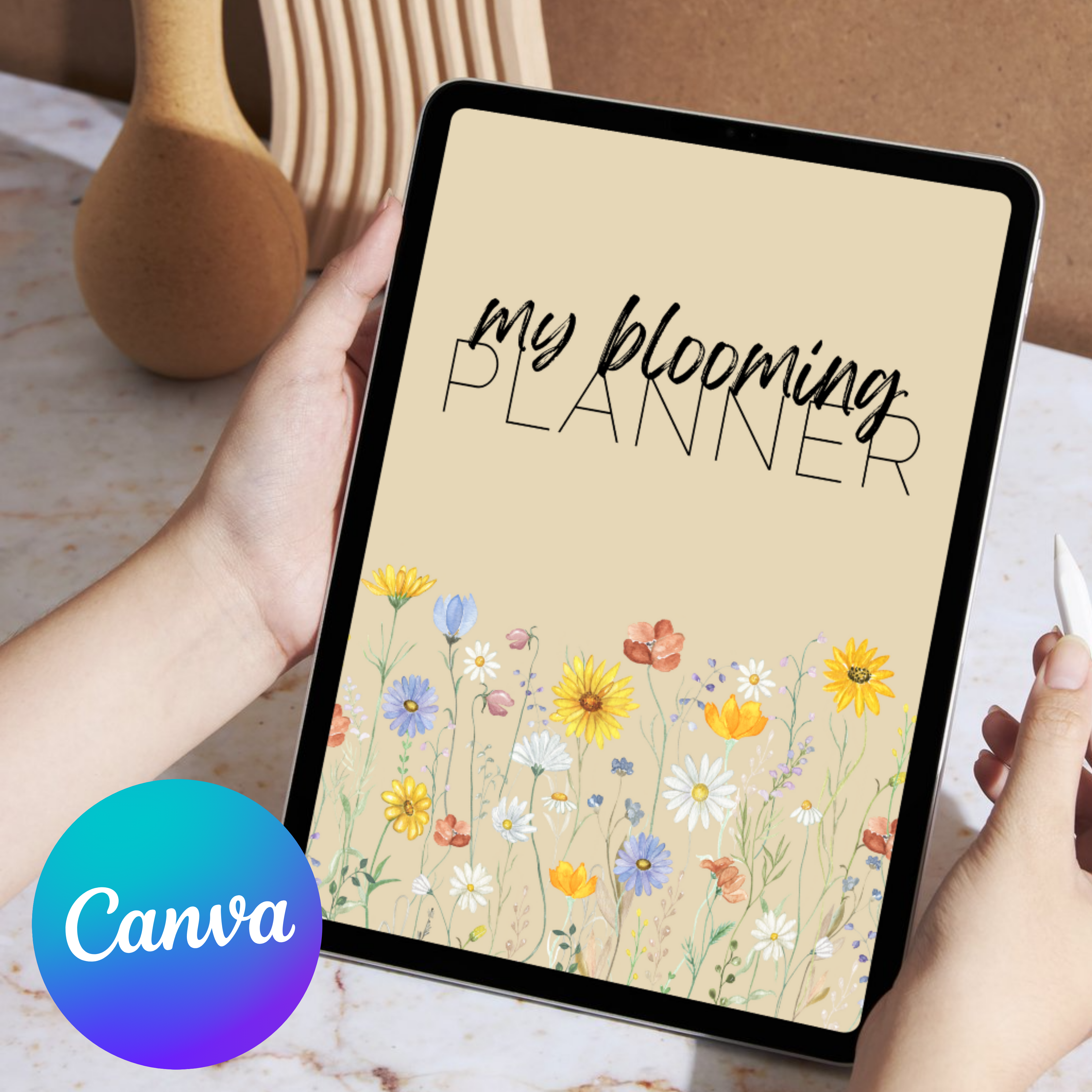 My Blooming Planner | Canva template